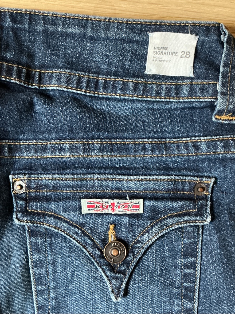 Hudson Jeans Dark Blue Women's Straight-Leg Jeans